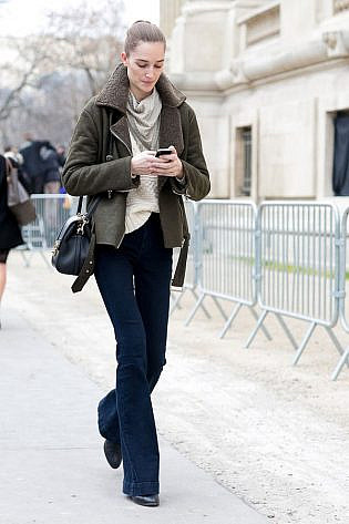 Photo by <a href=" http://bit.ly/1OkDrPJ" rel="nofollow" target="_blank">Vincenzo Grillo</a> Models off Duty Paris Fashion Week AW 2015