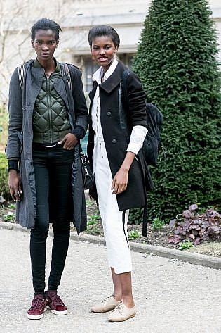 Photo by <a href=" http://bit.ly/1OkDrPJ" rel="nofollow" target="_blank">Vincenzo Grillo</a> Models off Duty Paris Fashion Week AW 2015