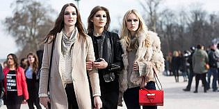 Top Off Duty Model Looks from Paris Fashion Week 2015