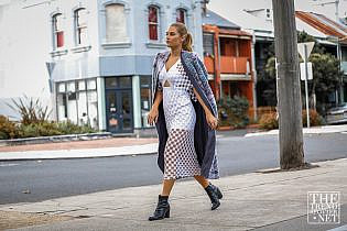 Carissa Walford wears the Those Were The Days Dress and The Master of the Universe Jacket Carissa Walford