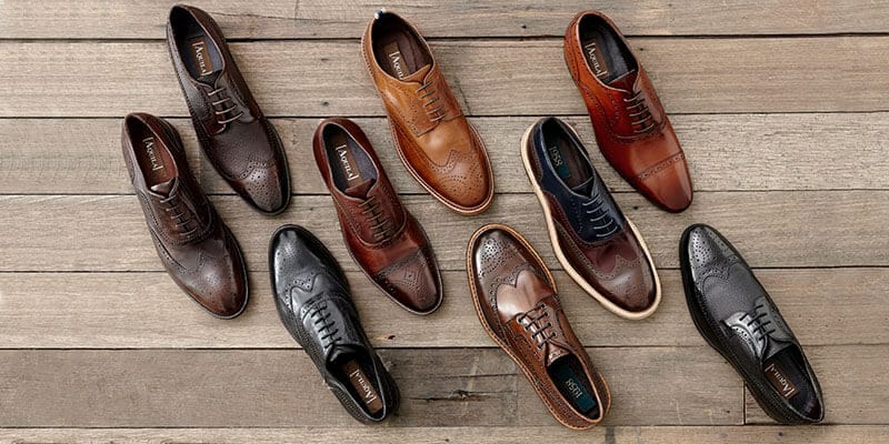 mens dark tan brogues