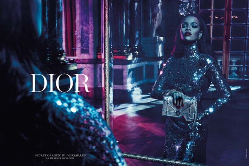 Rihanna's Secret Garden IV campaign for Dior, shot by Steven Klein.