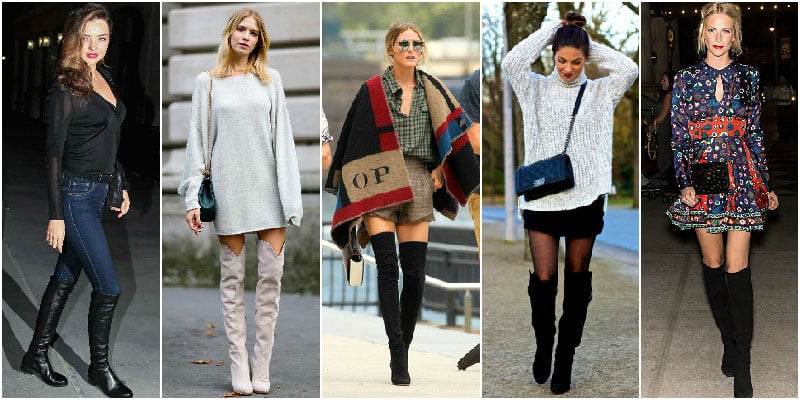Over The Knee Boots Winter Wadrobe Essentials