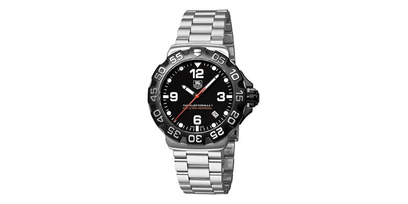 TAG Heur Mens WAH1110.BA0858 Formula 1 Black Dial Watch