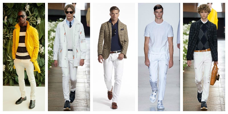 White Jeans Chinos 2016 trend men
