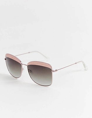 Esprit Square Sunglasses In Rose