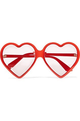 Gucci Heart Shaped Acetate Sunglasses