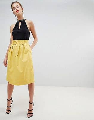 10 Perfect Clothing Colour Combinations For 2019 The Trend Spotter Morgan Midi Skirt With Belt Detail