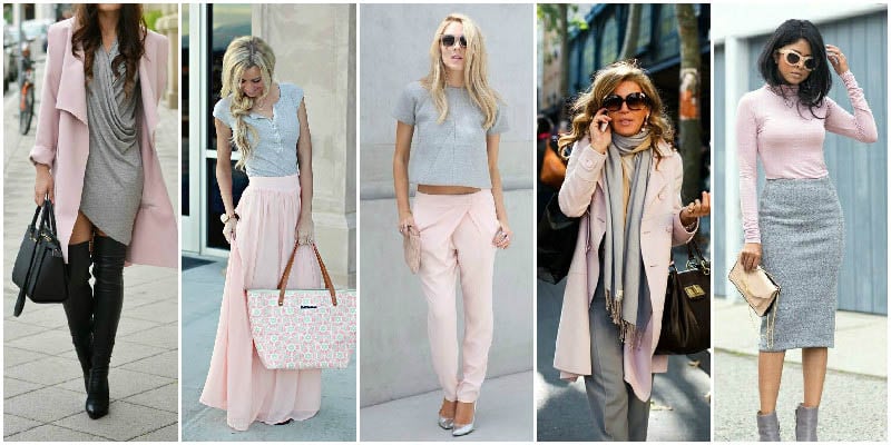 Pink and Grey Colour Combinations