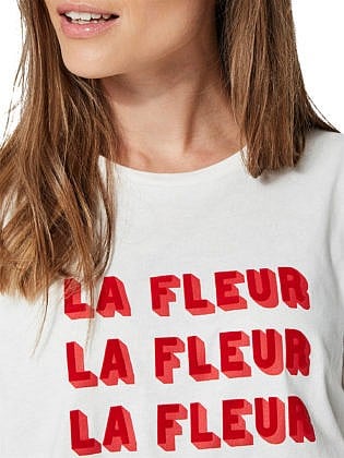 Selected Femme Slogan Printed T Shirt