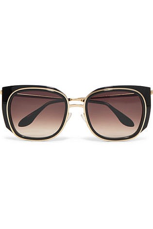 Thierry Lasry Everlasty Square Frame Acetate And Gold Tone Sunglasses