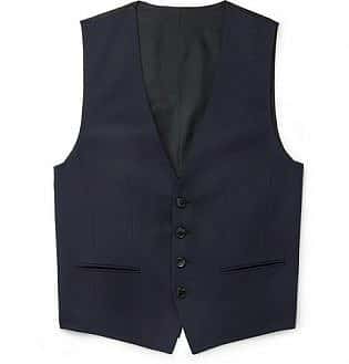 Blue Wilson Slim-Fit Super 120s Virgin Wool Waistcoat