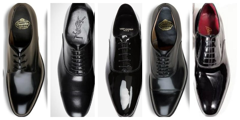 black tie dress code shoes