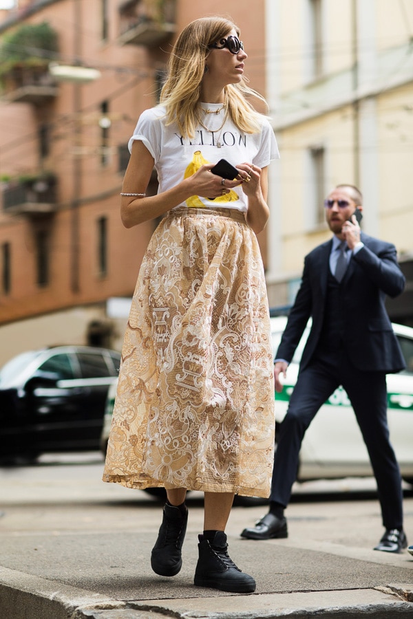 Resultado de imagen de street style milano 2017