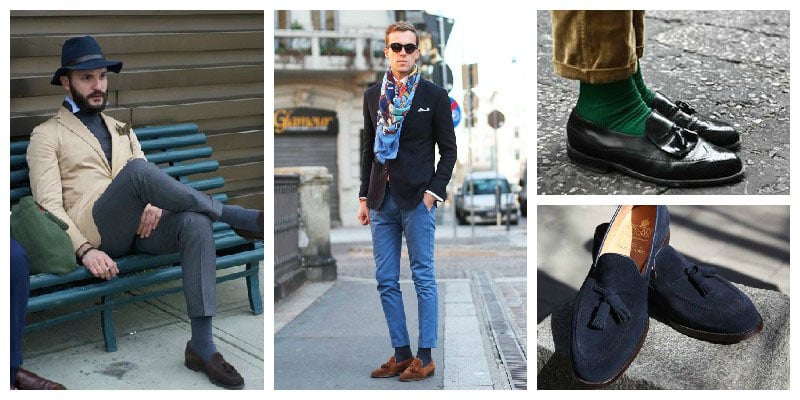 best socks to wear with loafers