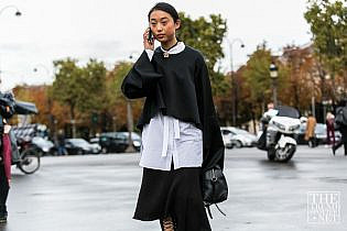 Margaret Zhang Paris Fashion Week Street Style