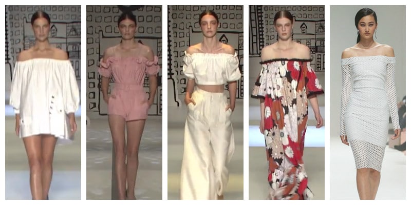 Peasant tops Necklines