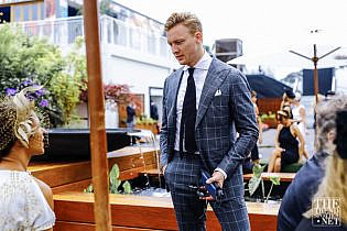 Luc Wiesman Derby Day Street Style