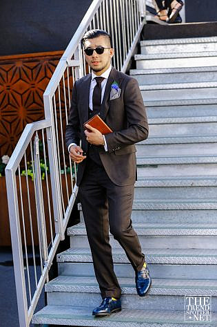 Peter Tran Derby Day Street Style