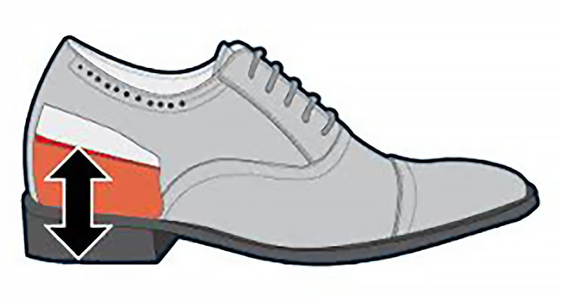 heigh increasing shoes
