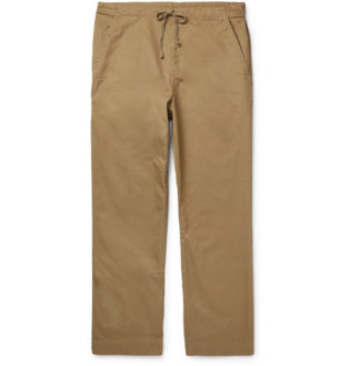 Easy Cotton Twill Drawstring Chinos