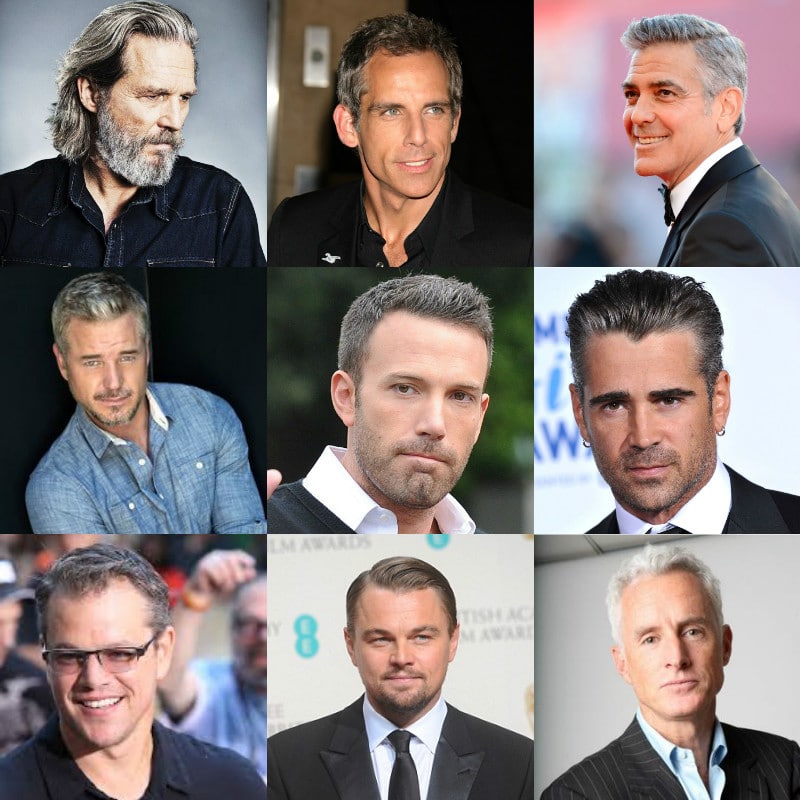 Grey hair style icons