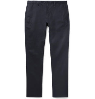 Navy Classic Cotton Gabardine Chinos