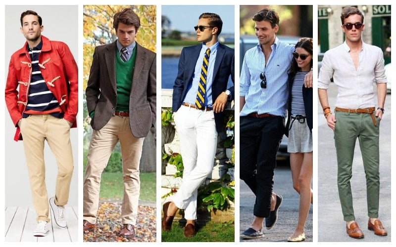 preppy casual men