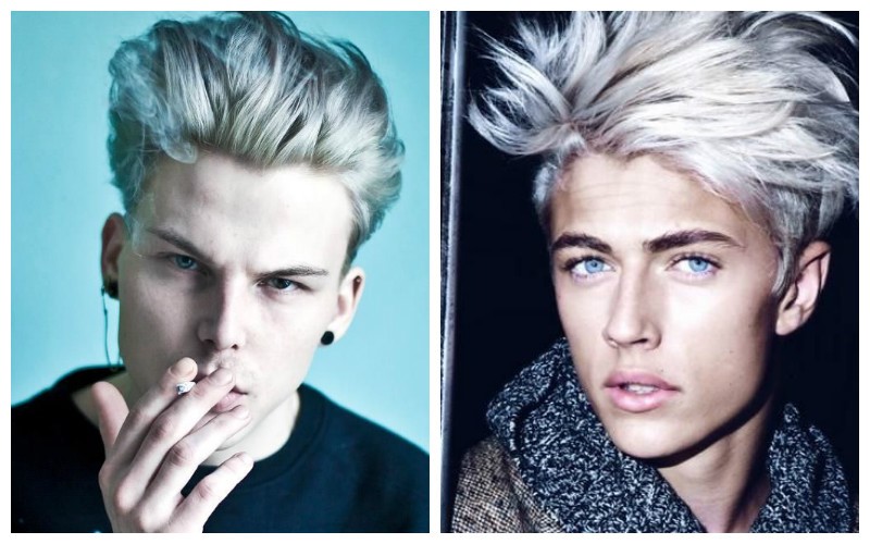 Grey and Blue Hair Trends for Men - wide 4
