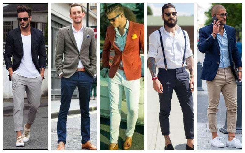 smart casual men chinos