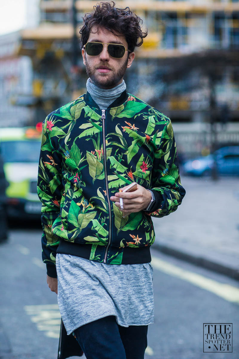 the best street style from london men s collections a w 2016