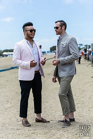Photo by <a href="https://www.thetrendspotter.net/about"rel="nofollow" target="_blank">Colin Gold</a> Best Street Style Portsea Polo 2016