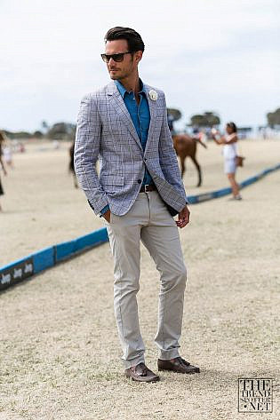Photo by <a href="https://www.thetrendspotter.net/about"rel="nofollow" target="_blank">Colin Gold</a> Best Street Style Portsea Polo 2016