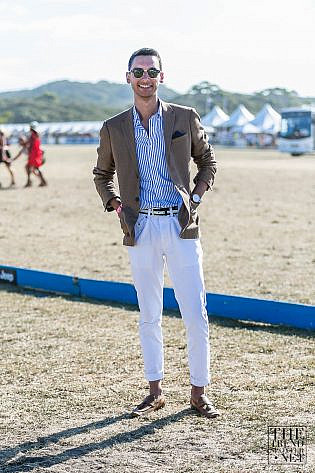 Photo by <a href="https://www.thetrendspotter.net/about"rel="nofollow" target="_blank">Colin Gold</a> Best Street Style Portsea Polo 2016-50