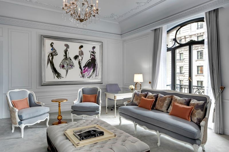 The Dior Suite at the Regis Hotel, New York