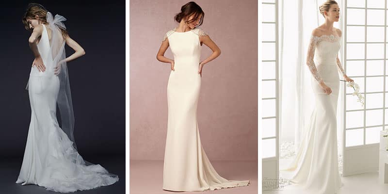 wedding dress style for petite frame