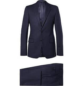 Midnight-Blue Slim-Fit Wool-Twill Suit