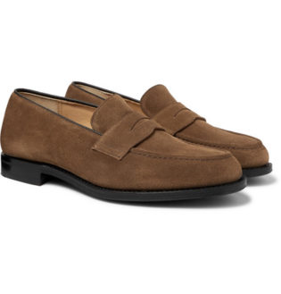 suede slip on loafers