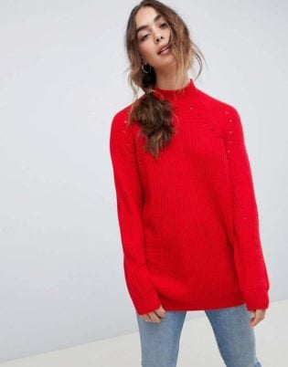 Vero Moda Knitted High Neck Jumper