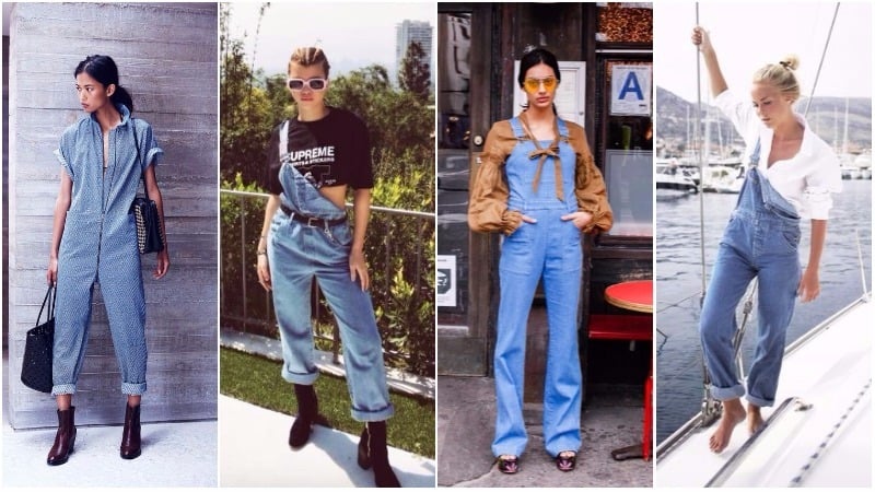 90s style jumpsuit