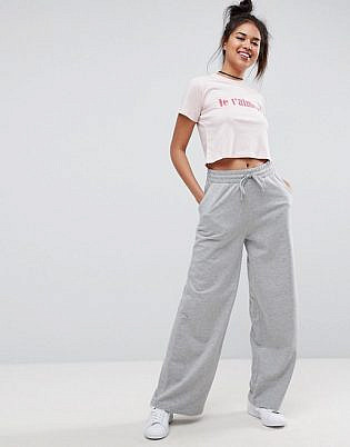 Asos Design Basic Wide Leg Joggers