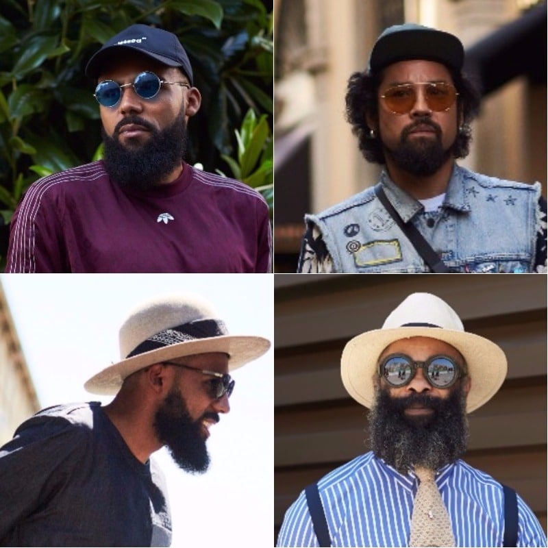 Black Men Beard Chart