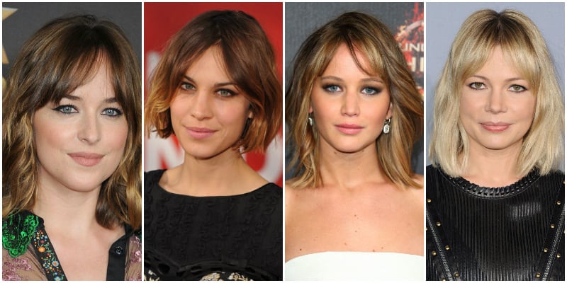 how to style curtain bangs short hair