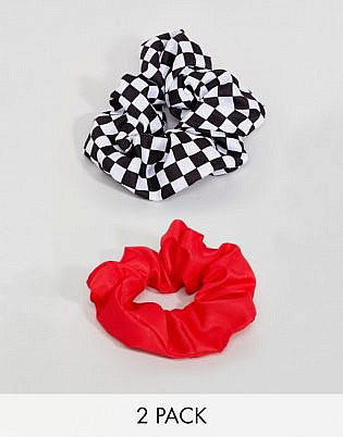 Monki 2 Pack Scrunchies