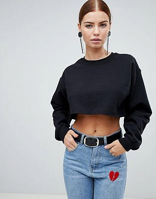 Prettylittlething Cropped Sweater