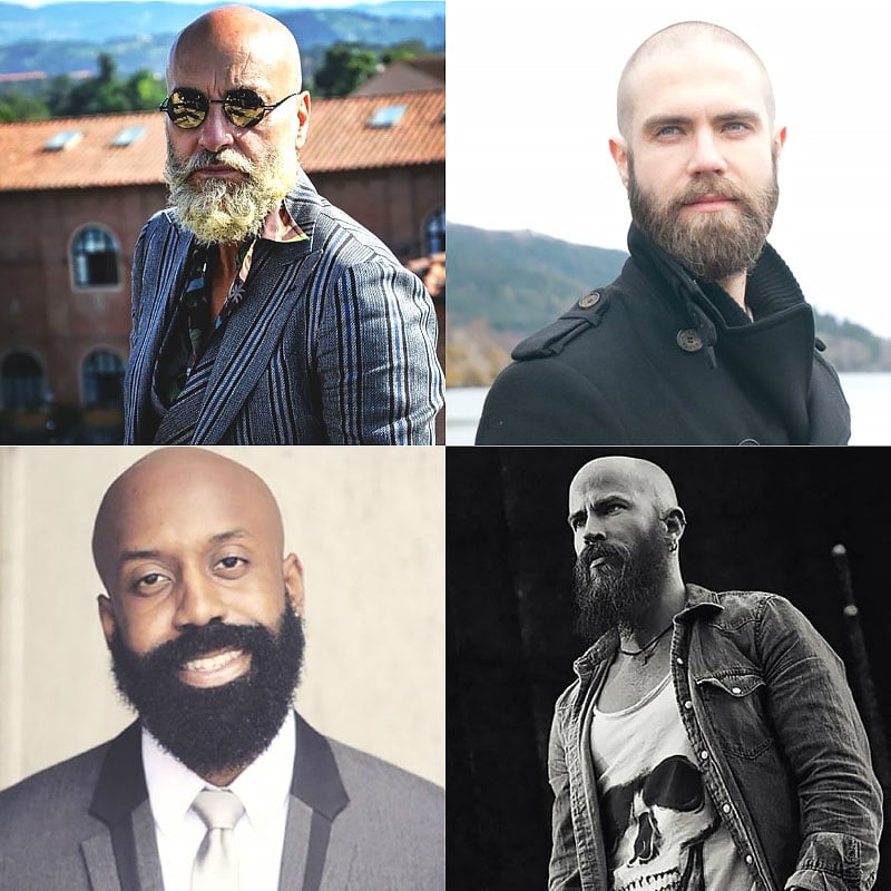 Beard Styles For Bald Men 2020