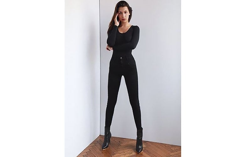 Bella Hadid Head to Toe Black