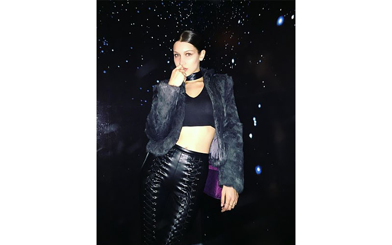 Bella Hadid Pleather Pants