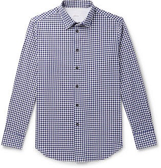 Gingham Cotton And Cashmere Blend Flannel Shirt