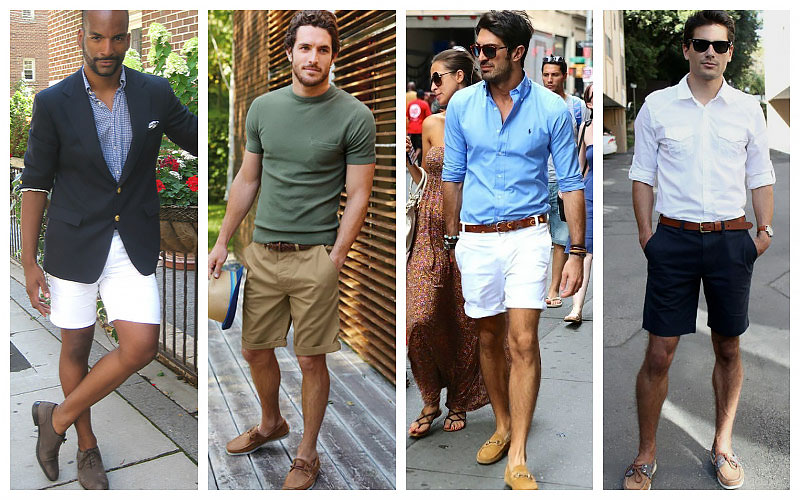 smart casual men shorts